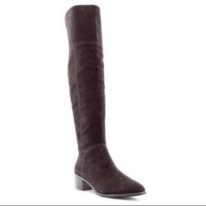 COACH Lucia Over the Knee Suede Boots